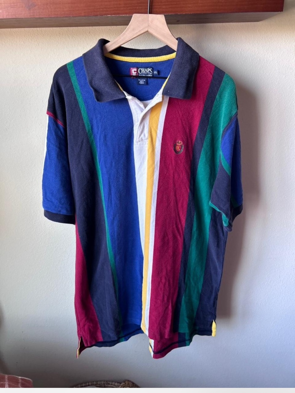 Ralph Lauren Chaps multicoloured polo shirt Size XXL